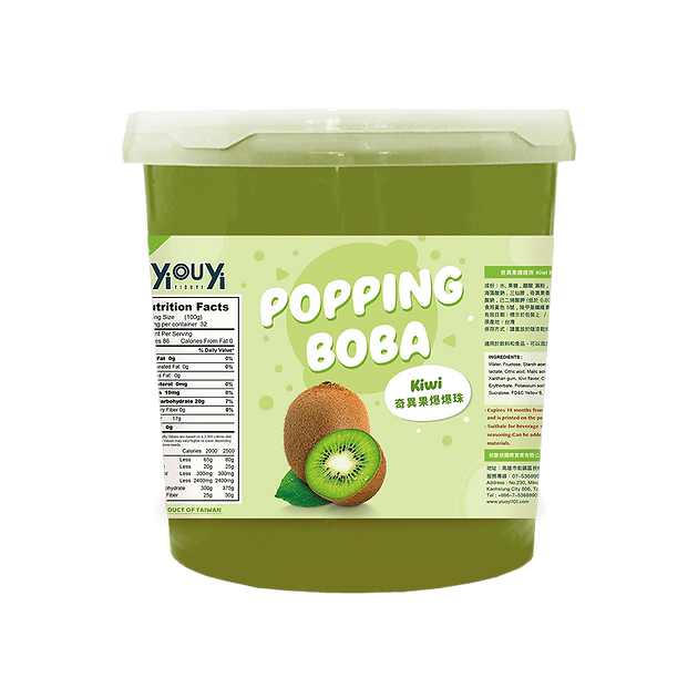 Kiwi Fruit Popping Boba