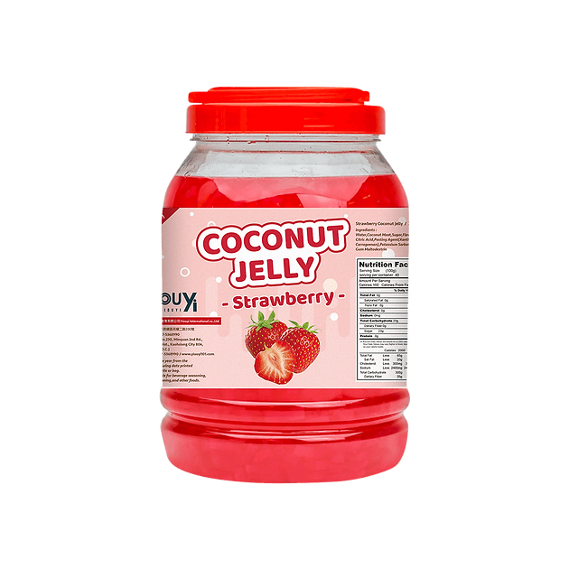 Strawberry Coconut Jelly